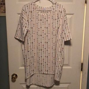 lularoe irma tunic arrow shirt